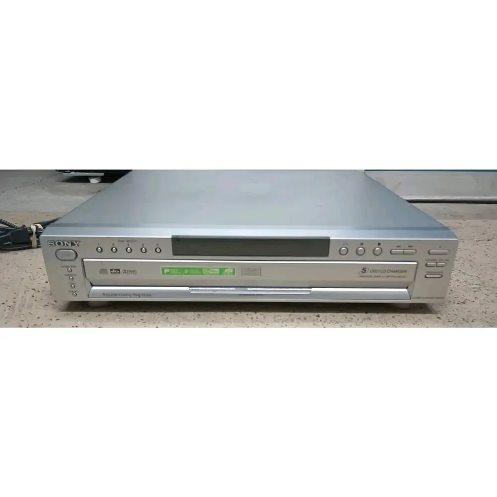 Sony 5-Disc Progressive Scan CD DVD Player DVP-NC665P Silver Tested & Working